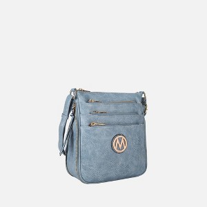 MKF Collection Salome Shoulder Crossbody Women’s Handbag Expandable Multi-Compartment Vegan Leather by Mia K - 1 of 4
