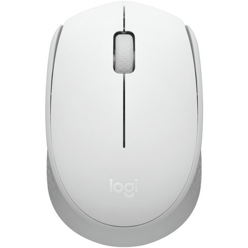 Logitech M170 Mouse - Optical - Wireless - Radio Frequency - 2.40 GHz - Off White - USB - Symmetrical - image 1 of 4