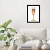 15" x 21" Fashion Champagne Bar Cart Framed Wall Art Print Orange: Modern Kitchen Decor - Wynwood Studio - 4 of 4