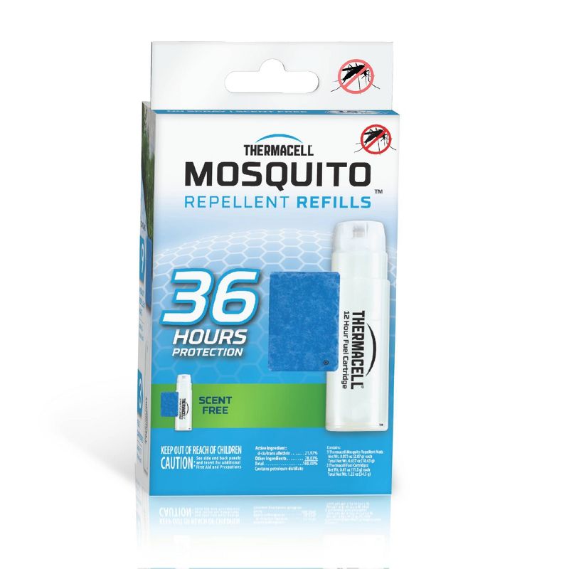 Thermacell 36hr Mosquito Repellent Refill - 3 Fuel Cartridges and 9 Repellent Mats, 1 of 8