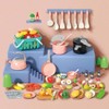 130Pcs Kitchen Playset, Pots, Pans, Utensils, Food, Fruits, Veges, Basket, Dessert, Prop Money, Learning Gift - 3 of 4