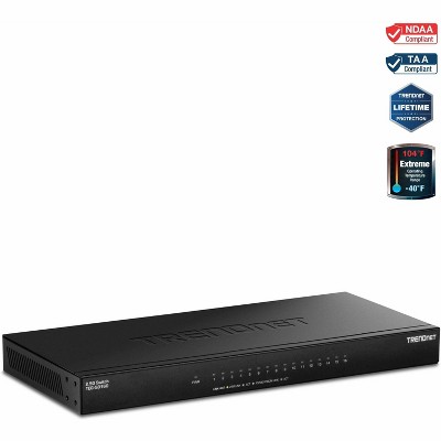 TRENDnet 16-Port Unmanaged 2.5G Desktop Network Switch, TEG-S3160