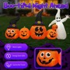 Angel Sar 8FT Halloween Inflatable Decor, Pumpkin Ghost Blow Up with LED Lights, Outdoor Indoor Yard Lawn Garden Decoration - 3 of 4