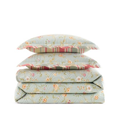 Waverly Garden Glitz 100% Cotton Bed Spread Queen Vapor — фото 2