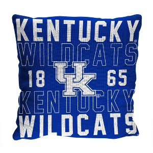NCAA Kentucky Wildcats Stacked Woven Pillow - 1 of 3