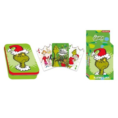 NMR Distribution The Grinch Christmas Playing Cards With Tin