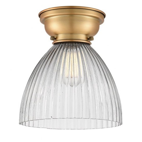 Innovations Lighting Seneca Falls 1 - Light Flush Mount in  Brushed Brass - image 1 of 1