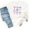 Simply Sage Market Patriotic Bows Stacked Coquette Short Sleeve Tee - 3 of 4