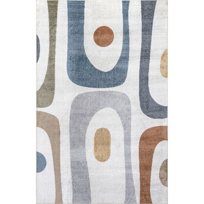 nuLOOM Renee SpinClean Machine Washable Stain-Resistant Area Rug
