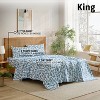 HLC.ME Floral Multi-Piece Bed Sheets Set - Wrinkle Resistant & Ultra Soft - Fits Mattresses up to 15 Inches Deep - 3 of 4