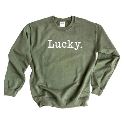 Simply Sage Market Women's Graphic Sweatshirt Lucky Typewriter