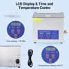 Garvee Commercial Ultrasonic Cleaner, 3.2L /6.5L/10L Professional Ultrasonic Cleaner, 240w Excellent Cleaning Machine for Watch Eyeglasses Rings - 4 of 4