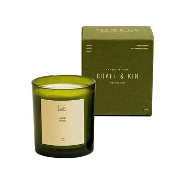 Craft & Kin Premium Aromatherapy Soy Green Candle