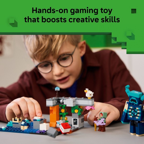 LEGO Minecraft El Encuentro con el Warden Set de Construcción 21274 4