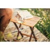 TravelChair Kanpai Bamboo Side Table – 2689KP, Portable Tables for Outdoor Adventures, Folding Table - 2 of 4
