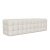 NicBex Modern 46.3" Velvet Bench Rectangular Footstool for Bedroom and Entryway - 4 of 4