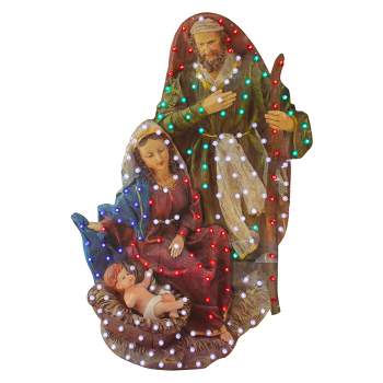 Northlight 48" LED Lighted Holy Family Christmas Nativity Scene Outdoor Decoration