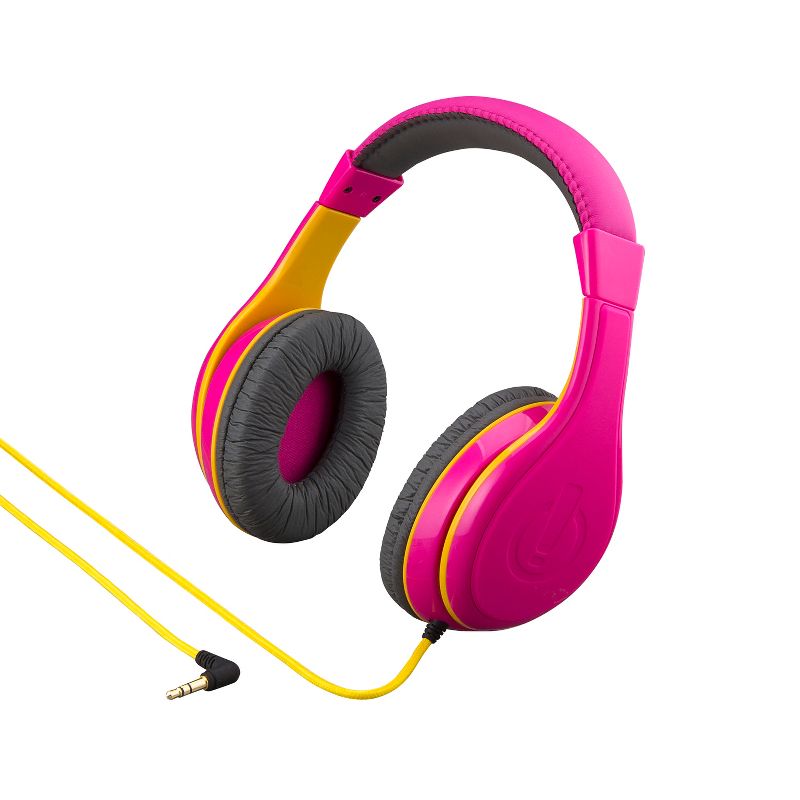 eKids Pink Wired Headphones for Kids, Over Ear Headphones for School, Home, or Travel - Pink (EK-140P.EXV1), 2 of 5