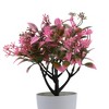 Unique Bargains Artificial Plants Coin Chrysanthemum with Round Pot Plastic 3.15"x3.15"x9.45" 1 Pc - 4 of 4
