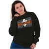 Halloween Season Ghost Gradient Sweatshirt for Men or Women Brisco Brands - 4 of 4