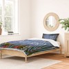 Joy Laforme Christmas Merry Merry Wreath Duvet Cover + Pillow Sham(s) - Deny Designs - 2 of 4