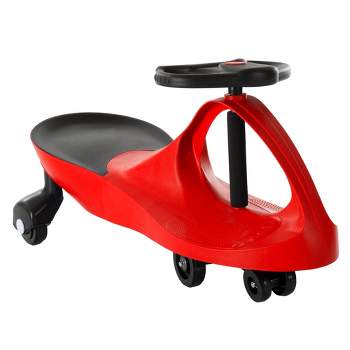 Toy Time Kids' Zig Zag Wiggle Car Ride-On - Red/Black
