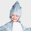 Toddler Shark Halloween Costume Jumpsuit - Hyde and EEK! Boutique™ Gray - 3 of 3