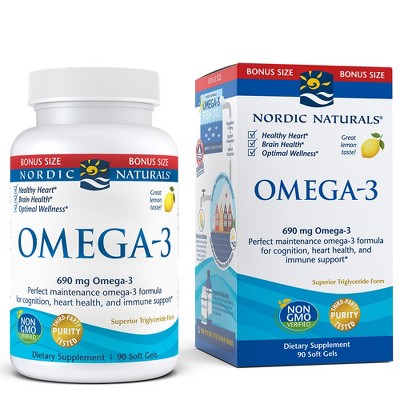 Nordic Naturals Complete Omega Lemon - Supports Skin, Joints