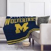 NCAA Michigan Wolverines Vintage Arch Cozy Knit Throw Blanket - 2 of 4