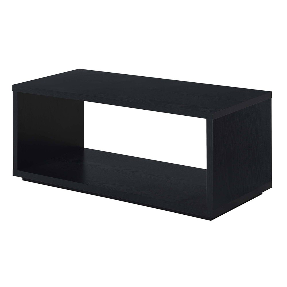 Northfield Admiral Coffee Table with Shelf Black - Breighton Home