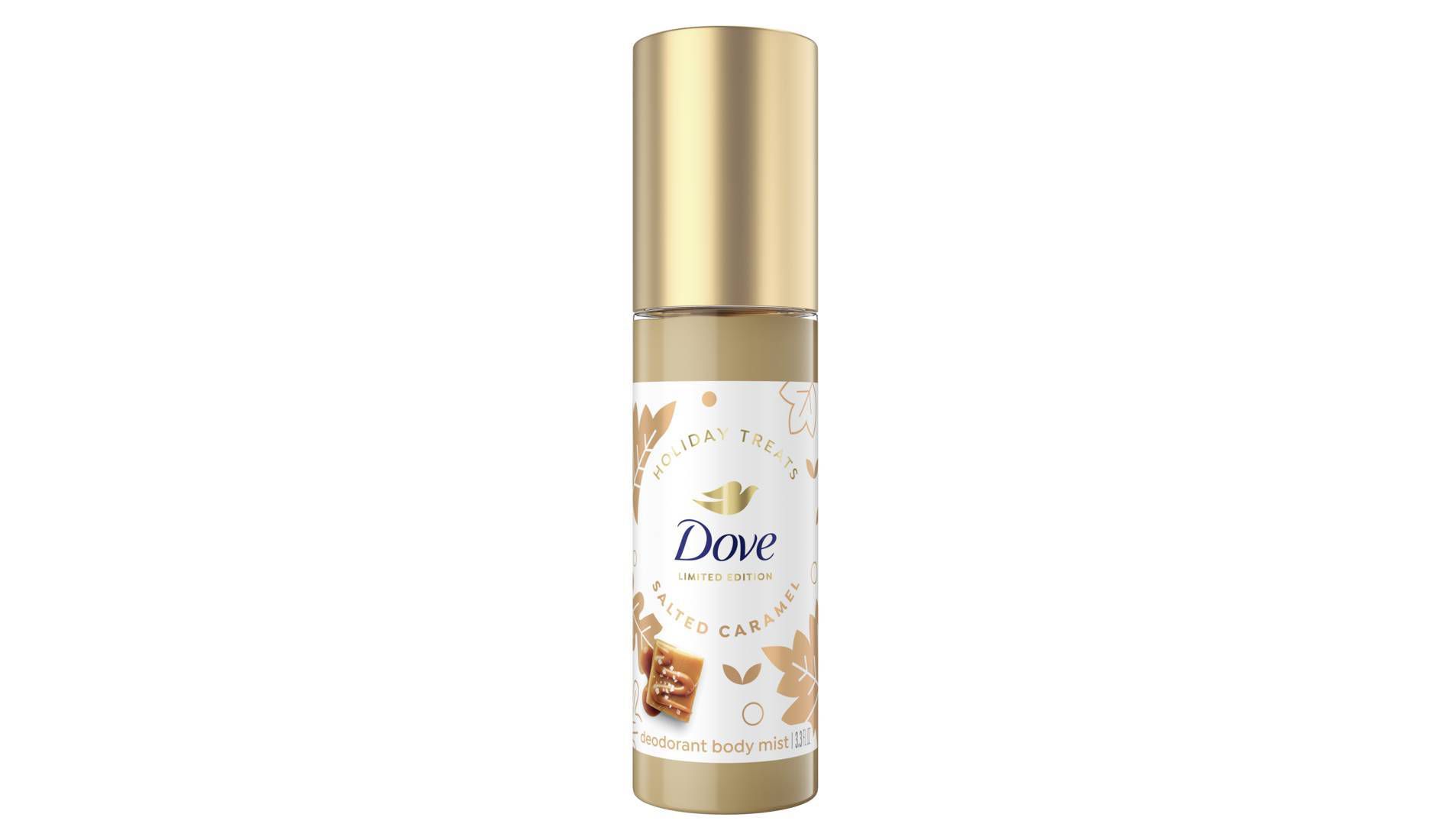 Dove Beauty Fall Treats Limited Edition Body Mist Salted Caramel Body Spray - 3.3 fl oz