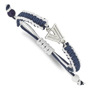 Black Bow Jewelry Stainless Steel Villanova Wildcats NCAA charm Bracelet 9 Inch - 1 of 3