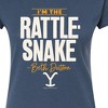 Women's - Yellowstone - Beth Dutton Im The Rattlesnake Juniors Fitted Graphic T-Shirt - 2 of 4