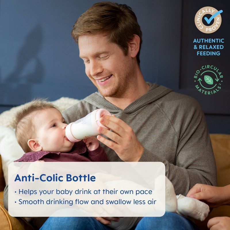 MAM Easy Start Anti-Colic Baby Bottle - 2 Months+ - 9oz/3pk - Shell, 5 of 12