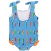 RuffleButts Baby/Toddler/Kid Girls UPF50+ Tie Shoulder One Piece - 2 of 4