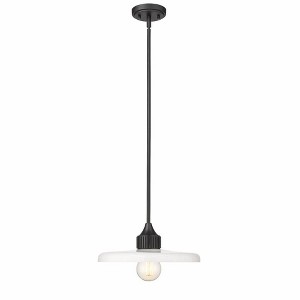 Z-Lite Paloma 1 - Light Pendant in  Matte Black - 1 of 4