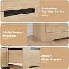Jojoka 7 Drawer Dresser for Bedroom,Modern Double Dresser with Embedded Handles Design for Living Room - 4 of 4
