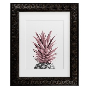 Trademark Fine Art - 1x Studio III Pineapple Pink 04 Matted Framed Art - 1 of 4