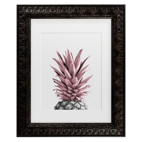 Trademark Fine Art - 1x Studio III Pineapple Pink 04 Matted Framed Art - image 1 of 4