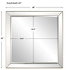 Uttermost Lytton Gold Square Mirror - 3 of 4