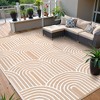 Lahome Outdoor Plastic Straw Rug-Waterproof Reversible Mat for Patio, Backyard, Camping, RV Awning - 3 of 4