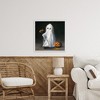 Stupell Industries Vintage Halloween Ghost & Pumpkin Framed Giclee Art - 3 of 4