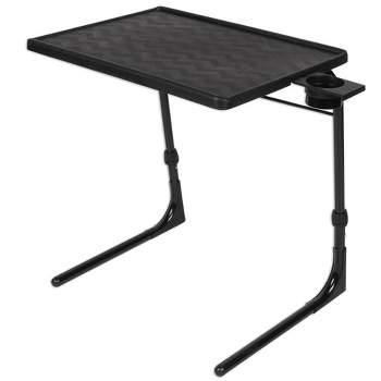 Table Mate II Plus Folding Tray Table with Cup Holder, Large