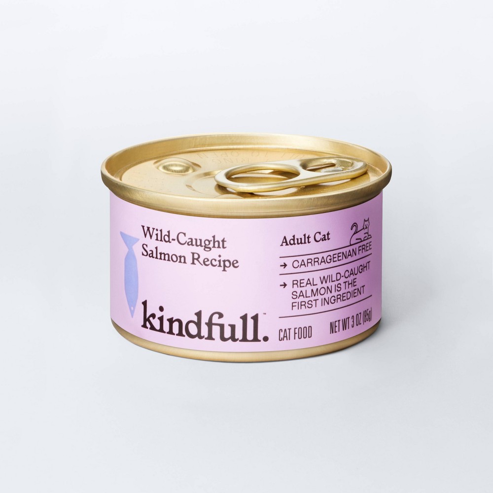 Photos - Cat Food Wild Salmon Pate Recipe Wet  - Kindfull™ 3oz