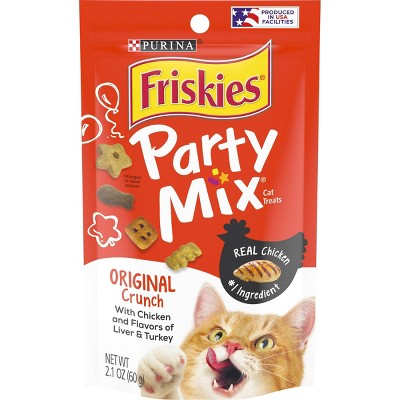 Purina Friskies Party Mix Original Crunch Chicken Cat Treats