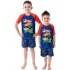Hot Wheels Cars Boy's Pajamas Race Team Shirt and Shorts Pajama Set - 4 of 4