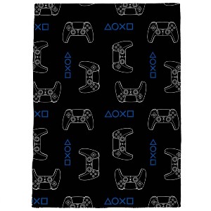 Playstation Controls 46"x60" Kids' Throw Blanket - 1 of 4