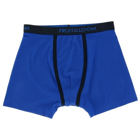 Fruit Of The Loom Boy's Contrast Trim Breathable Micro Mesh Boxer Brief (5  Pair Pack) : Target