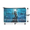 Aquaman Movie My Other Ride Is A Shark Makeup Cosmetic Bag Organizer Pouch - 4 of 4