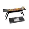 SEVOBAL Outdoor Grills, Griddles and Smokers Portable Foldable Charcoal Grill, Compact Outdoor with Side Tray for Patio Time, Black, 24.1"*9.45"*4.33" - 2 of 4